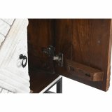 mbler DKD Home Decor 180 x 40 x 60 cm Sort Metal Hvid Mangotr #5