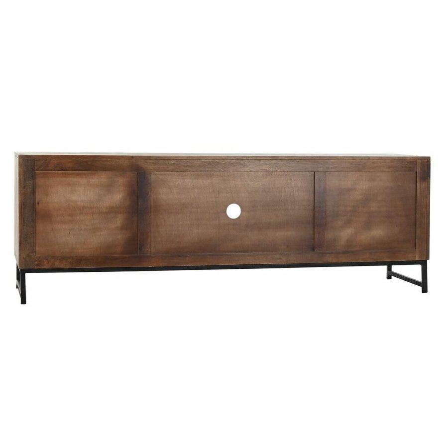 mbler DKD Home Decor 180 x 40 x 60 cm Sort Metal Hvid Mangotr #3