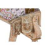 Stol DKD Home Decor Multifarvet Polyester Mangotr 65 x 31,7 x 38 cm Elefant #9