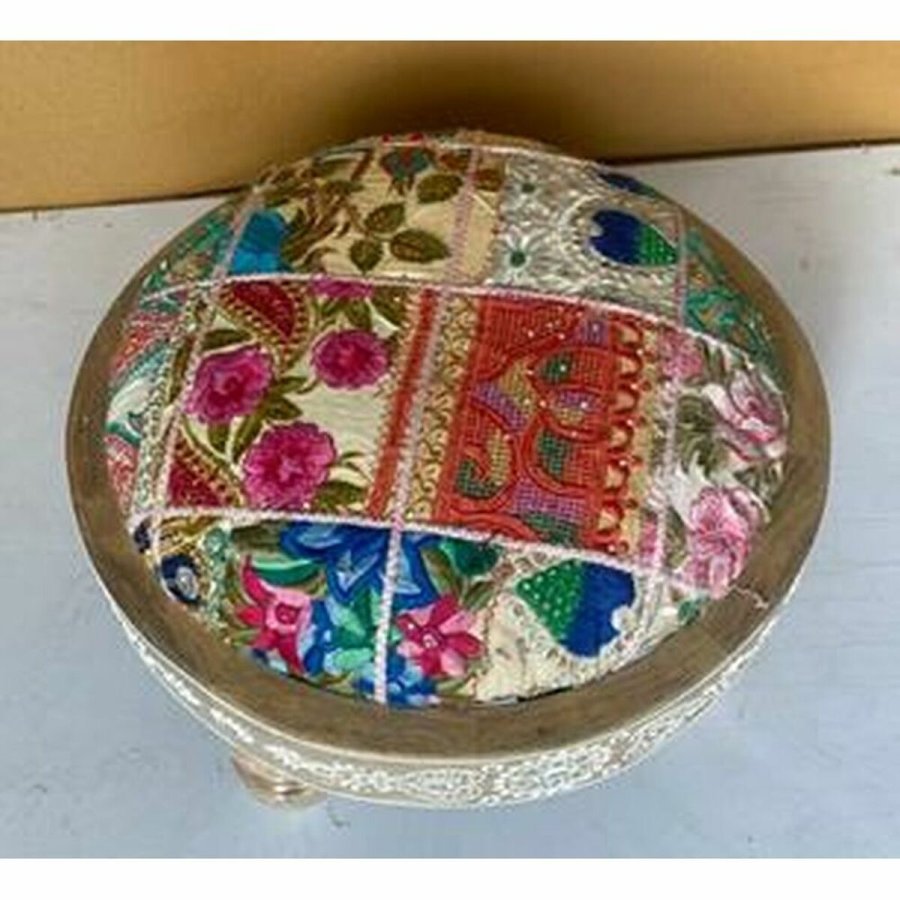 Fodsttte DKD Home Decor Multifarvet 40 x 40 x 22,8 cm (2 enheder) #2