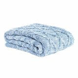 Colchas DKD Home Decor Bl Himmelbl 150 x 125 x 1 cm (2 enheder) #1