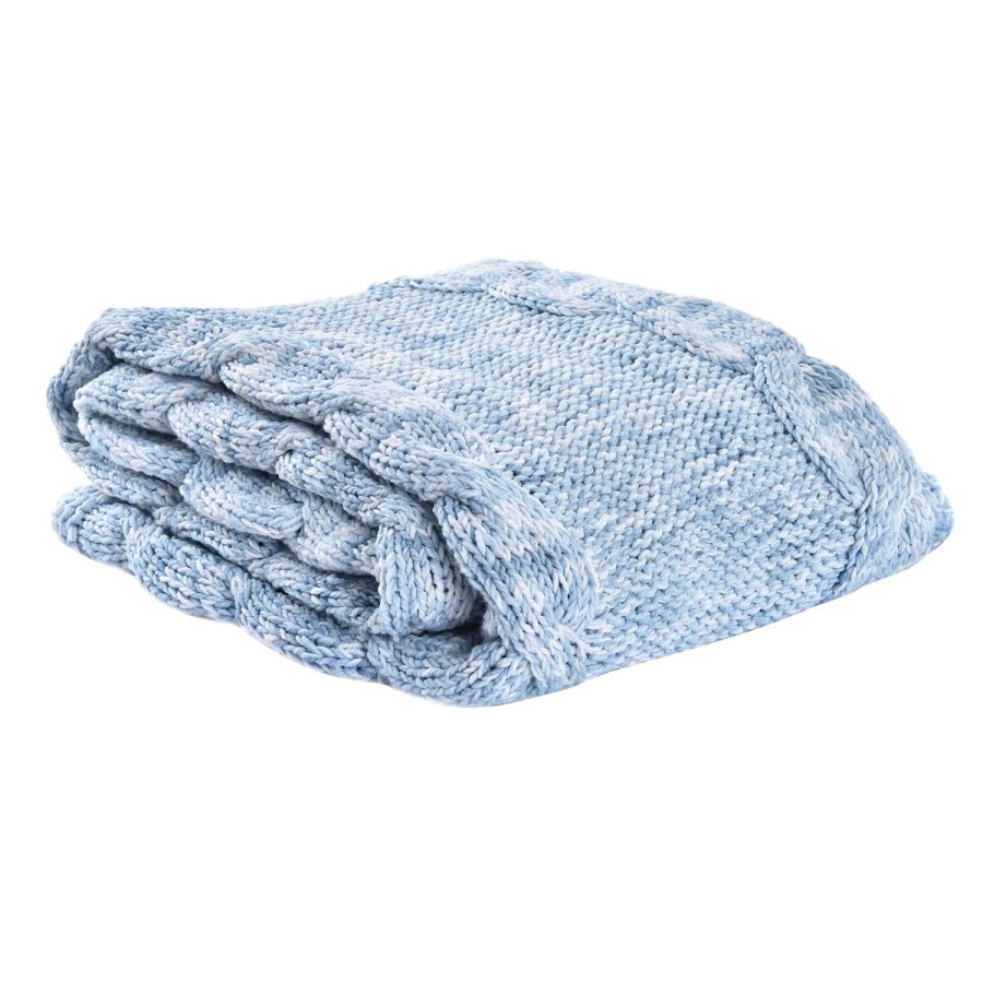 Colchas DKD Home Decor Bl Himmelbl 150 x 125 x 1 cm (2 enheder) #13