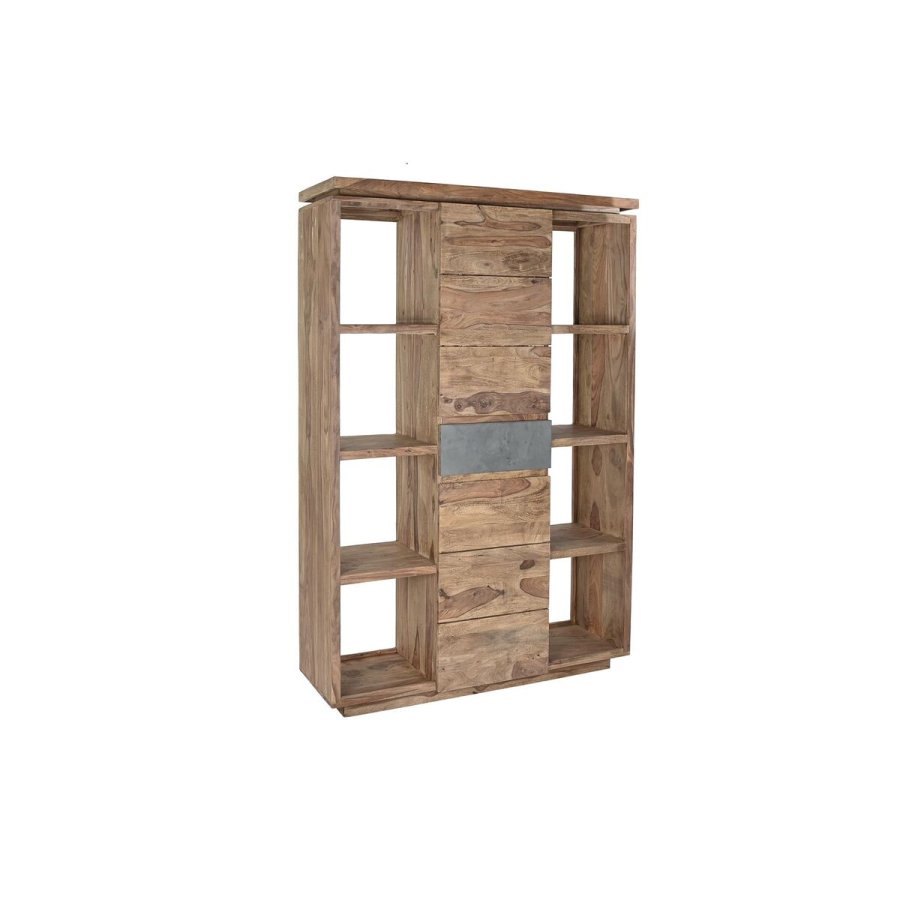 Hylder DKD Home Decor Sheesham Brun Gr Natur Tr 120 x 40 x 185 cm #1