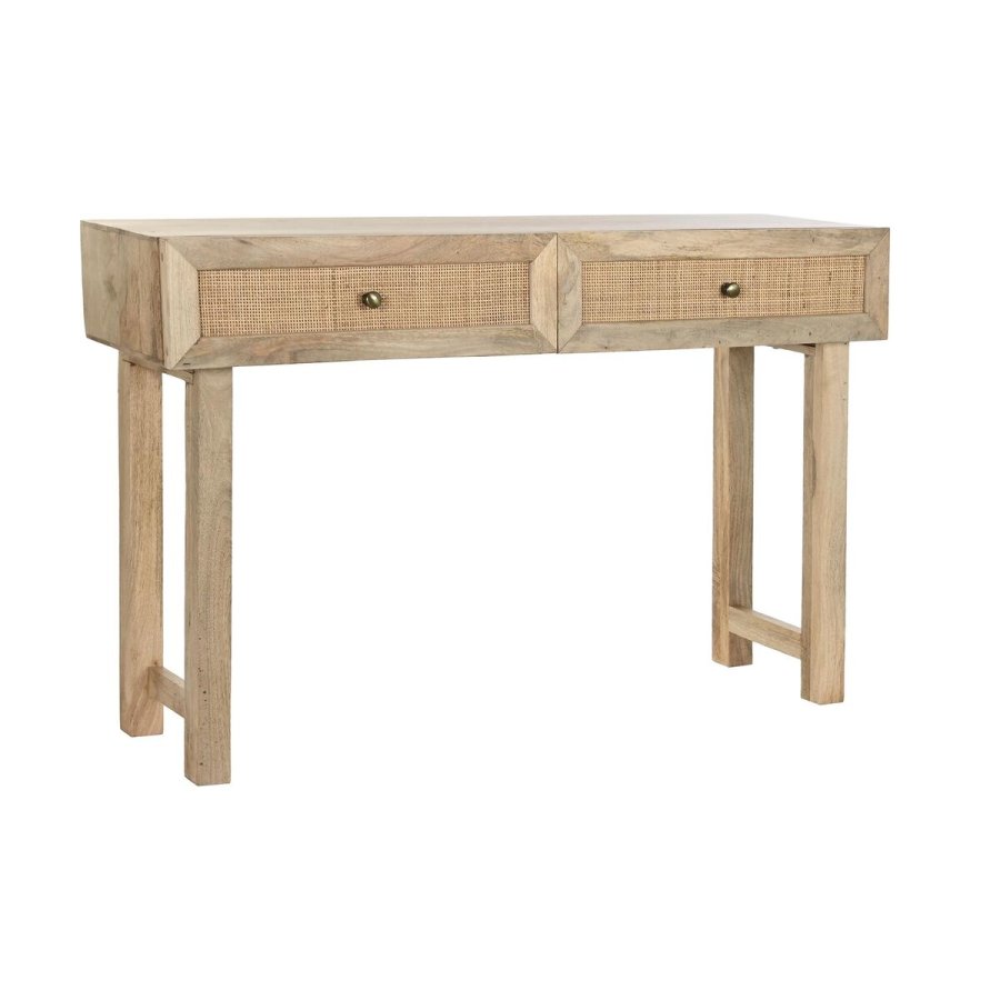 Console DKD Home Decor Brun Tr� Mangotr� 120 x 35 x 77 cm #1