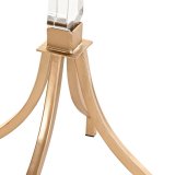 Sofabord DKD Home Decor Gylden Metal Akryl (42 x 42 x 60 cm) #4