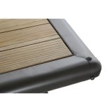 Spisebord DKD Home Decor Gran Natur Metal Lysegr 161 x 90 x 75 cm #2