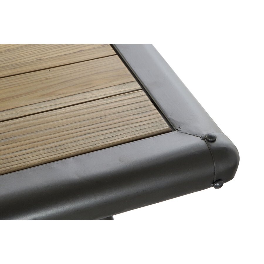 Spisebord DKD Home Decor Gran Natur Metal Lysegr 161 x 90 x 75 cm #2