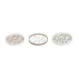 Bakke DKD Home Decor Beige Brun Terrakotta Hvid Grn 35 x 35 x 5 cm Tr MDF 40 x 30 x 5 cm (3 Dele) #7