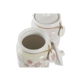 Blik DKD Home Decor 12 x 12 x 16 cm 1 L Dolomite Traditionel (2 enheder) #7