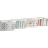 Snack bakke DKD Home Decor 19,7 x 19,7 x 1 cm Multifarvet Stentj #3