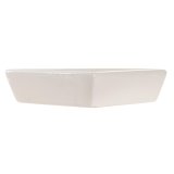 Snack bakke DKD Home Decor 21,5 x 21,5 x 1 cm Beige Hvid Stentj Traditionel #7