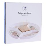 Snack bakke DKD Home Decor 23,5 x 23,5 x 3 cm Grn Stentj #10