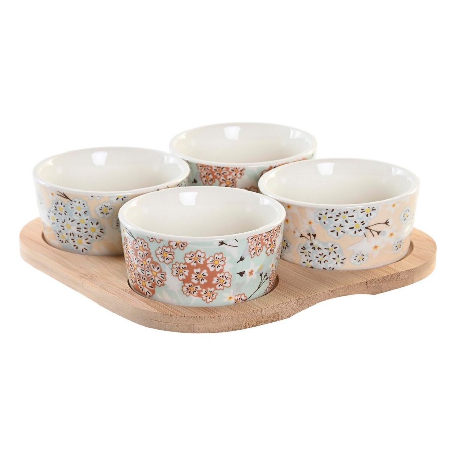 Snack bakke DKD Home Decor 19,7 x 19,7 x 1 cm Grn Stentj #1
