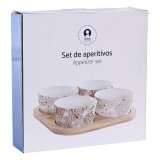 Snack bakke DKD Home Decor 19,7 x 19,7 x 1 cm Grn Stentj #13