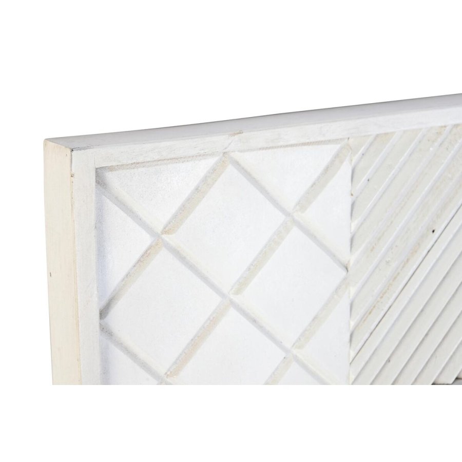 Vgspejl DKD Home Decor Hvid Moderne Romber 154 x 4 x 94 cm #5