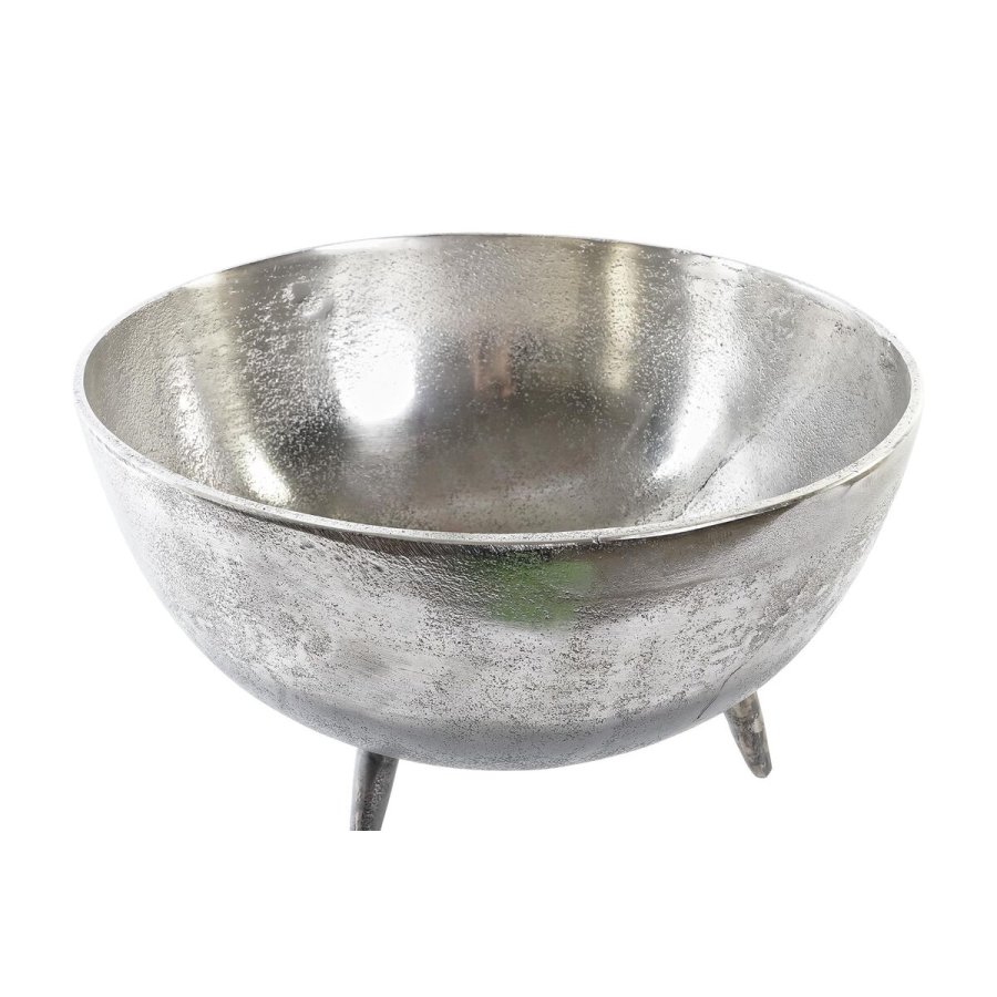 Borddekoration DKD Home Decor Gylden Slvfarvet Aluminium 31 x 31 x 19,5 cm (2 enheder) #3