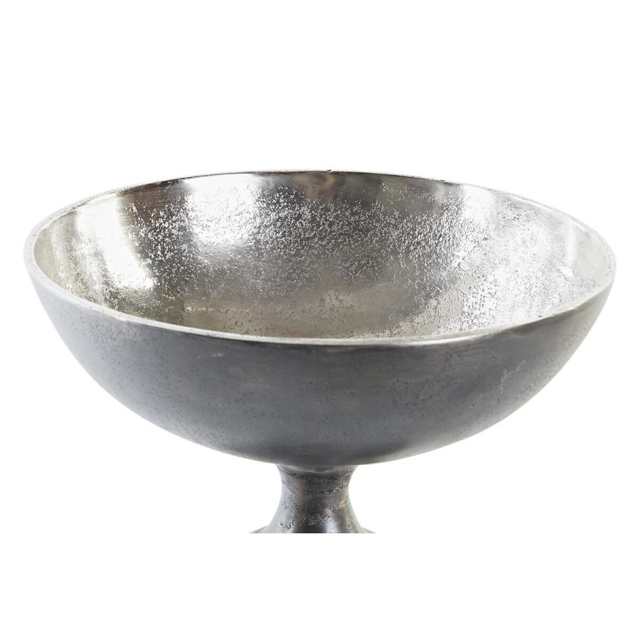 Borddekoration DKD Home Decor Gylden Slvfarvet Aluminium 25 x 25 x 19 cm (2 enheder) #3