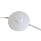 Gulvlampe DKD Home Decor Gylden Metal Polyester Hvid 50 W Tr MDF (41 x 41 x 156 cm) #7