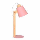 Bordlampe DKD Home Decor Grn Pink Natur Tr Metal 50 W 220 V 18 x 20 x 45 cm 15 x 20 x 50 cm (2 enheder) #4