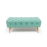 Stol DKD Home Decor Grn Gylden Metal 103 x 46 x 42 cm #5
