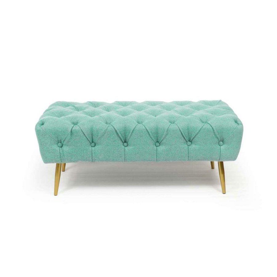 Stol DKD Home Decor Grn Gylden Metal 103 x 46 x 42 cm #5
