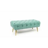 Stol DKD Home Decor Grn Gylden Metal 103 x 46 x 42 cm #1