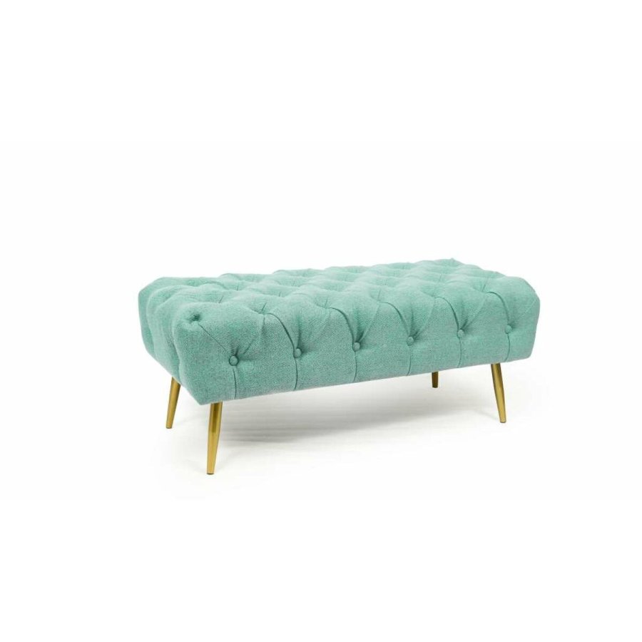 Stol DKD Home Decor Grn Gylden Metal 103 x 46 x 42 cm #1
