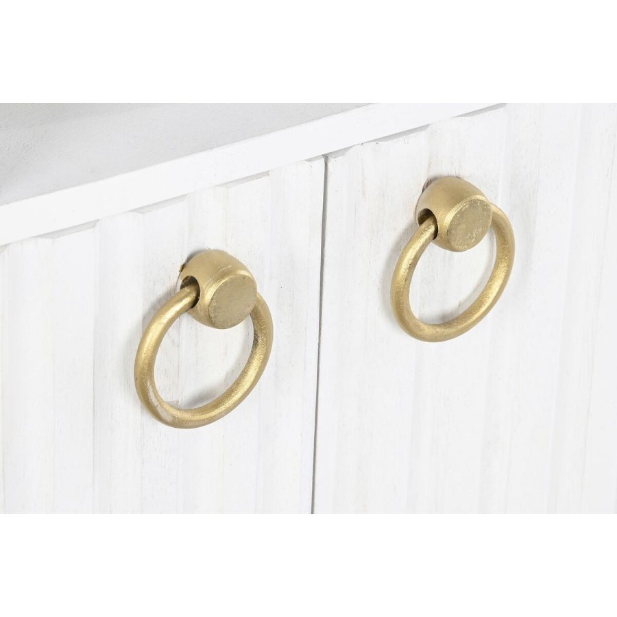 Hylder DKD Home Decor Hvid Metal Mangotr 90 x 40 x 180 cm #5