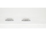 Hylder DKD Home Decor Hvid Metal Mangotr 90 x 40 x 180 cm #4