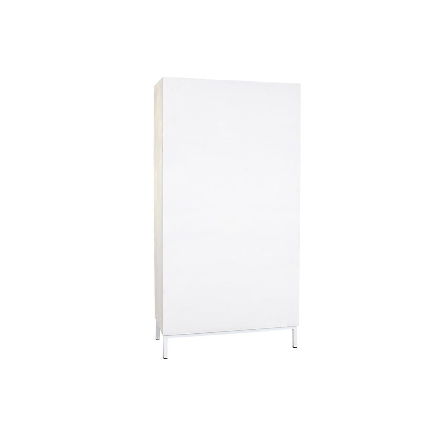 Hylder DKD Home Decor Hvid Metal Mangotr 90 x 40 x 180 cm #3