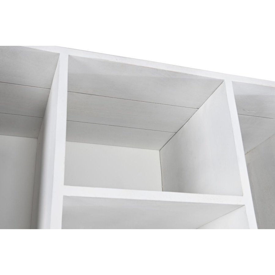 Hylder DKD Home Decor Hvid Metal Mangotr 90 x 40 x 180 cm #2