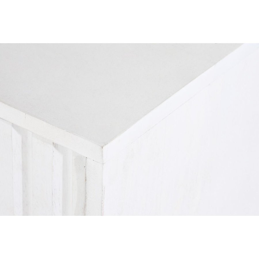 mbler DKD Home Decor Gylden Metal Hvid Mangotr 120 x 40 x 60 cm #7
