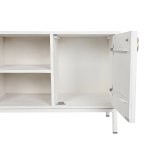 mbler DKD Home Decor Gylden Metal Hvid Mangotr 120 x 40 x 60 cm #6