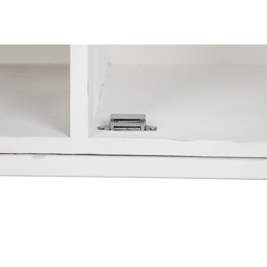 mbler DKD Home Decor Gylden Metal Hvid Mangotr 120 x 40 x 60 cm #5