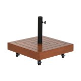 Fod for strandparasol DKD Home Decor Natur Sort Metal Granit Beton (48 x 48 x 39 cm) #1