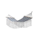 Hngekje DKD Home Decor Striber Bl Hvid (200 x 100 x 5 cm) #2