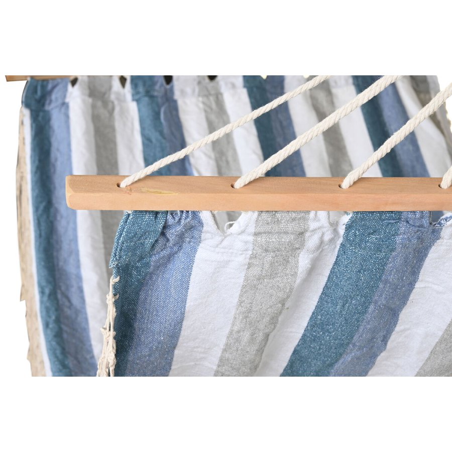 Hngekje DKD Home Decor Striber Bl Hvid (200 x 100 x 5 cm) #4