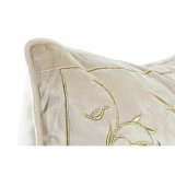 Pude DKD Home Decor Gylden 45 x 10 x 45 cm Cvetlice #2