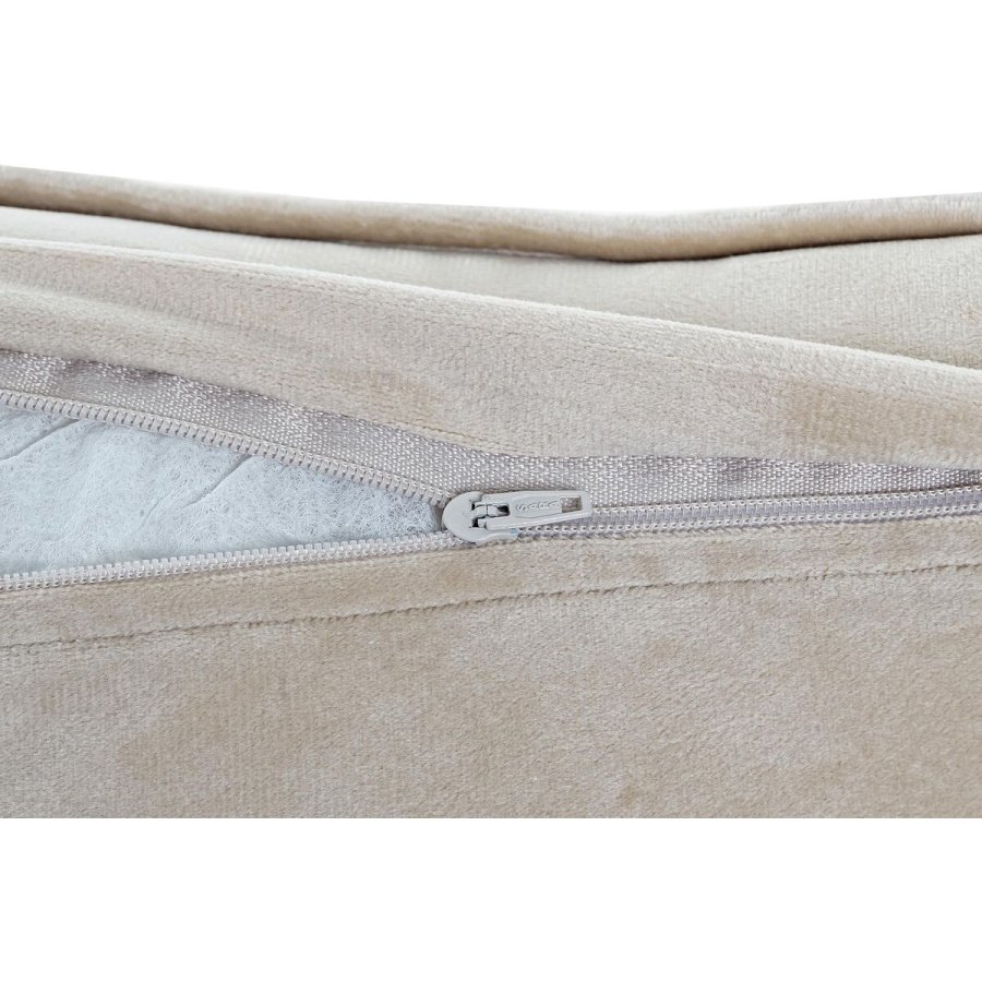 Pude DKD Home Decor Gylden 50 x 10 x 30 cm Cvetlice #2