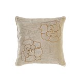 Pude DKD Home Decor Gylden 45 x 10 x 45 cm Cvetlice #1