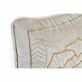 Pude DKD Home Decor Gylden 50 x 10 x 30 cm Cvetlice #4