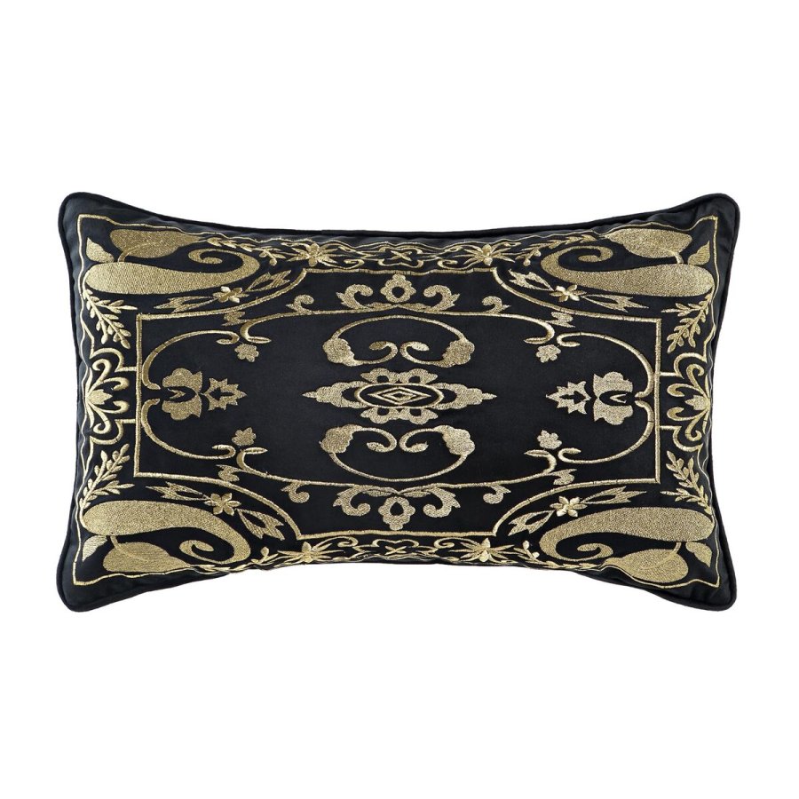 Pude DKD Home Decor Sort 50 x 10 x 30 cm Araber #1