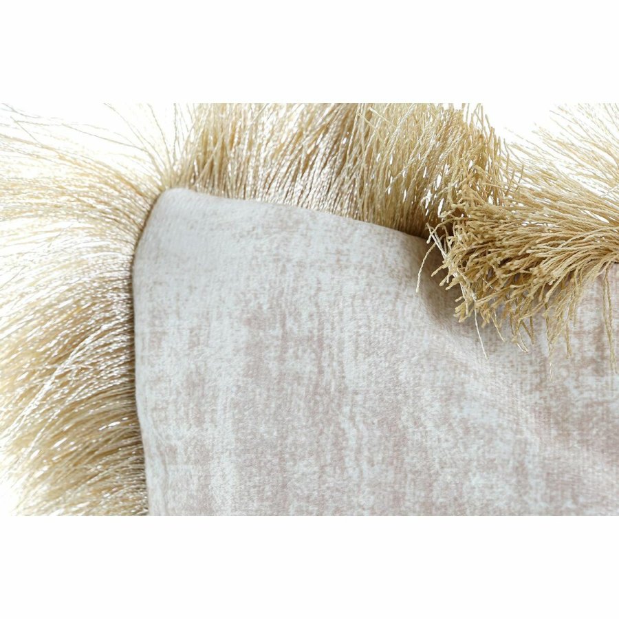 Pude DKD Home Decor Gylden 50 x 10 x 30 cm Moderne #2