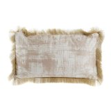 Pude DKD Home Decor Gylden 50 x 10 x 30 cm Moderne #1