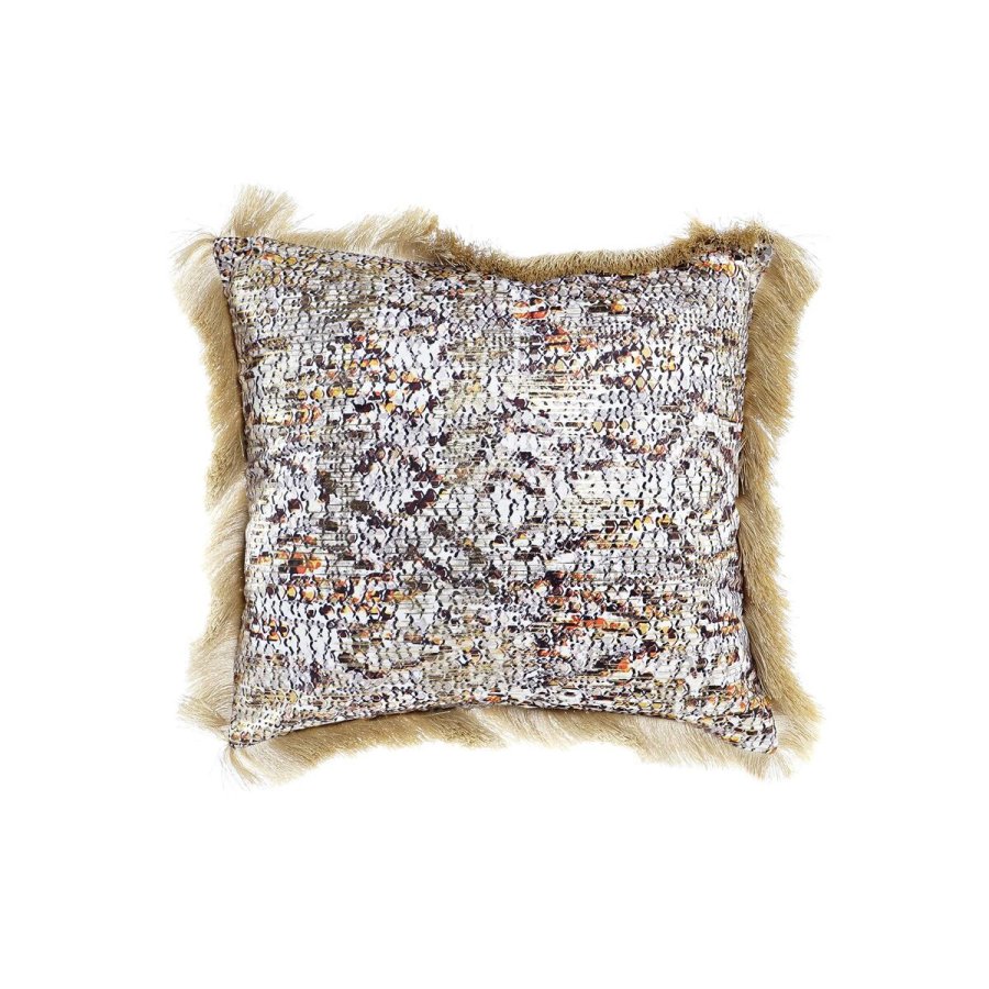 Pude DKD Home Decor 45 x 10 x 45 cm Multifarvet Moderne #1