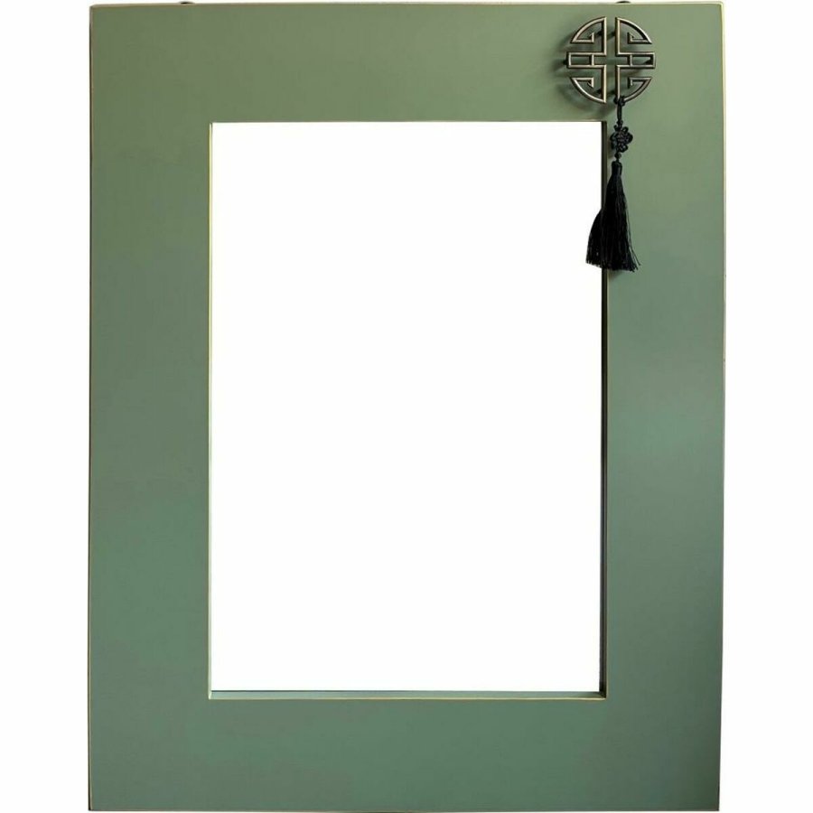 Vgspejl DKD Home Decor Rd Grn Gylden Orientalsk 70 x 2 x 90,5 cm #9
