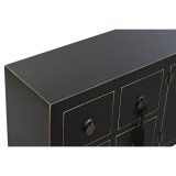 mbler DKD Home Decor Sort Orientalsk Hvid Gylden Hvid/Sort Metal Gran Tr MDF 130 x 26 x 51 cm #2