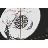 mbler DKD Home Decor Sort Orientalsk Hvid Gylden Hvid/Sort Metal Gran Tr MDF 130 x 26 x 51 cm #4