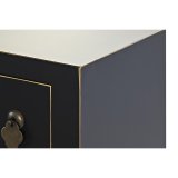 Sofabord DKD Home Decor 95 x 26 x 79 cm Gran Sort Gylden Metal Hvid Tr MDF #4
