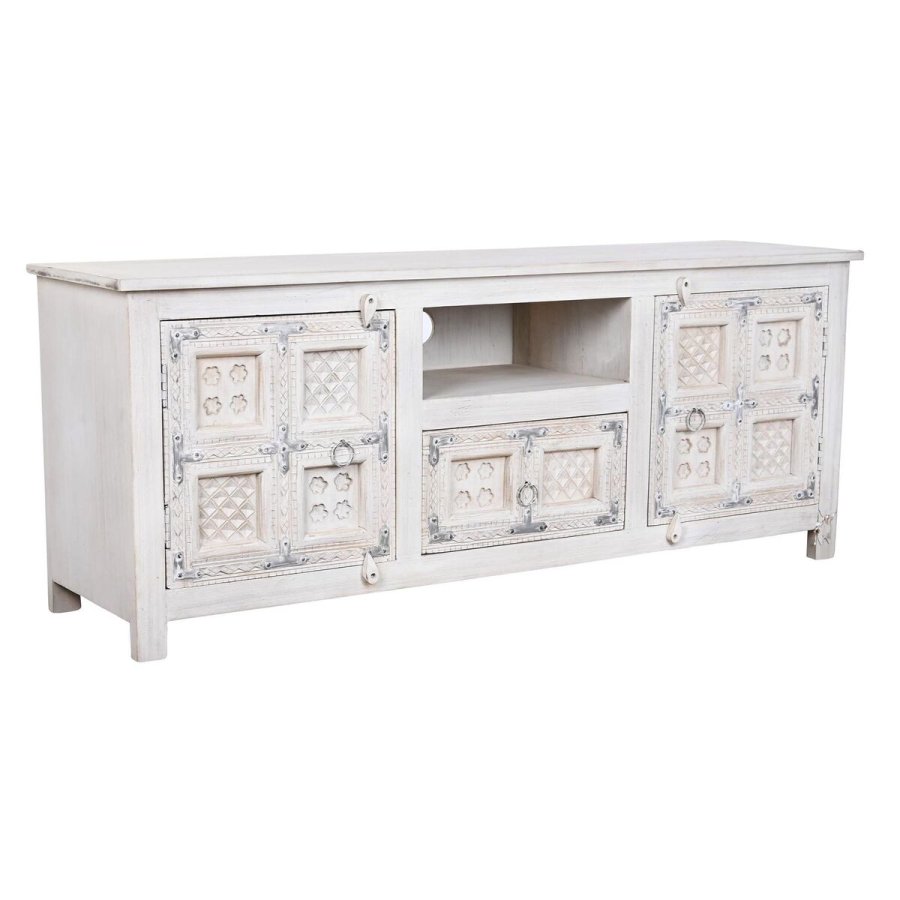mbler DKD Home Decor Hvid Tr Mangotr 151 x 40 x 60 cm #1